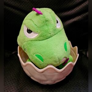 Green Dinosaur Plush Toy in Egg
